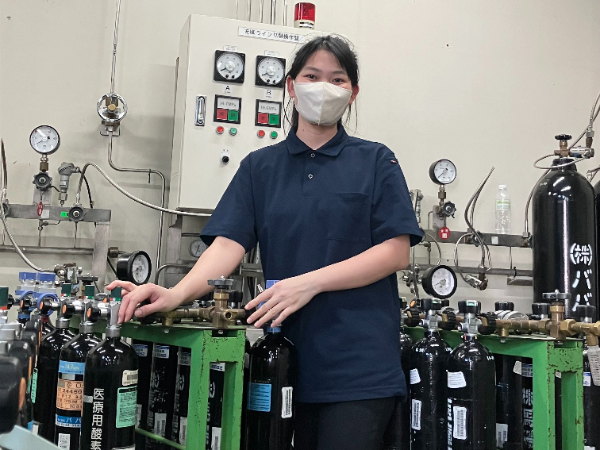医療現場に欠かせない
「医療ガス」を扱う会社です