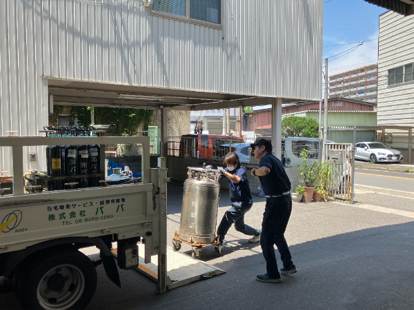 「医療ガス」を医療現場に届ける業務です
