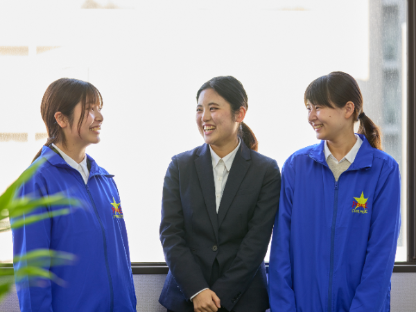 風通しの良い職場環境です。