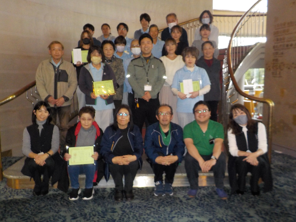 永年勤続者の表彰も行いました。