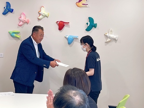 優秀者への表彰