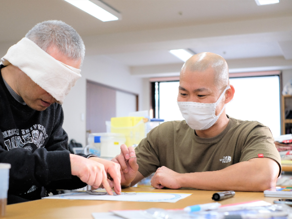 ご利用者様と一緒に楽しもうとする気持ちを持ち続けたいですね。