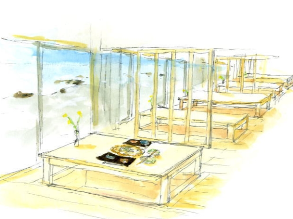 レストラン全8席のお客様の
ご夕食利用の食器洗いをします