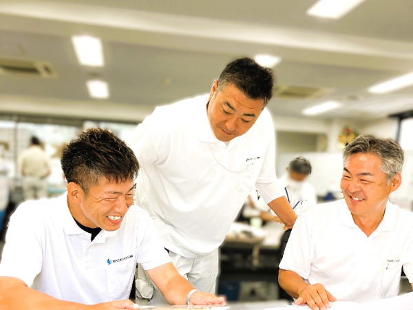 充実した社内研修であなたをしっかり
サポートします。