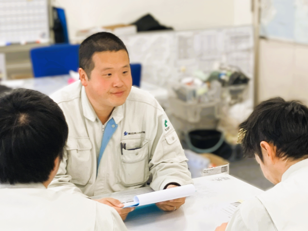 充実した社内研修であなたをしっかり
サポートします。