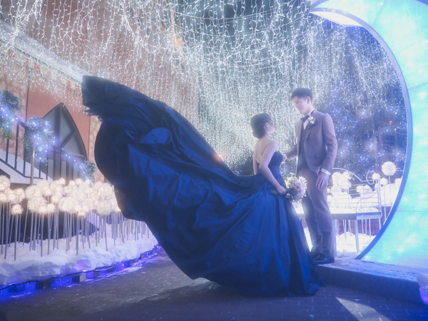 イルミネーションでの撮影