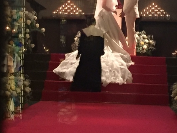 実際の挙式のシーン