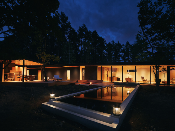 ヴィラの夜のイメージ