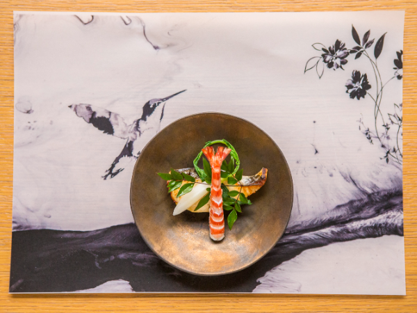 見た目も美しい料理