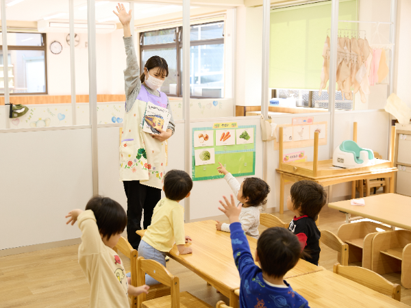 食育も楽しく取り組みます🍇🥬🥕