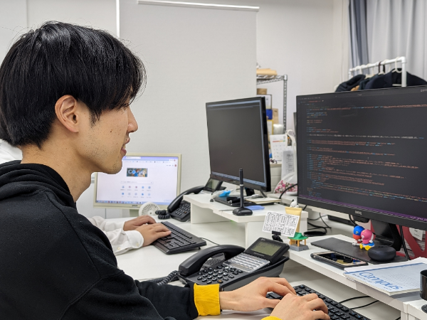 気軽に質問や相談ができる環境です。