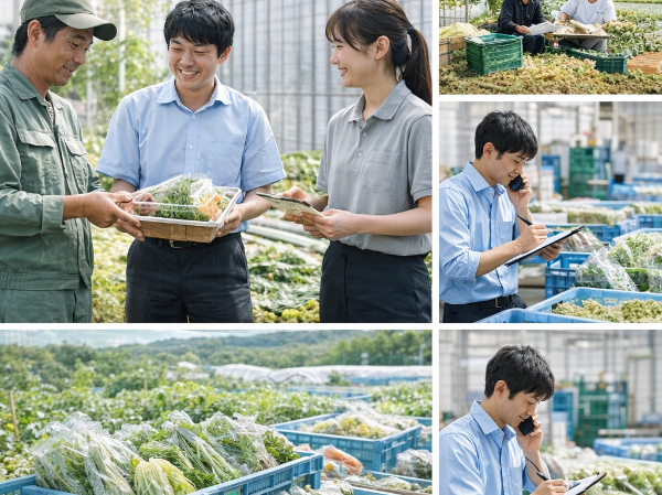 【職業紹介】農産物の直販に関わる営業業務です!