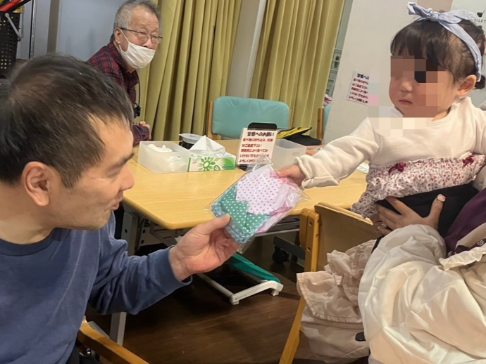 【林寺デイ】かわいいお客様からの贈り物