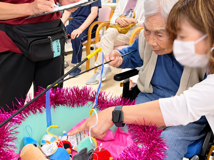 【ナチュラル高槻安満】マスコット釣り&100歳のお誕生日祝い🎣🎂