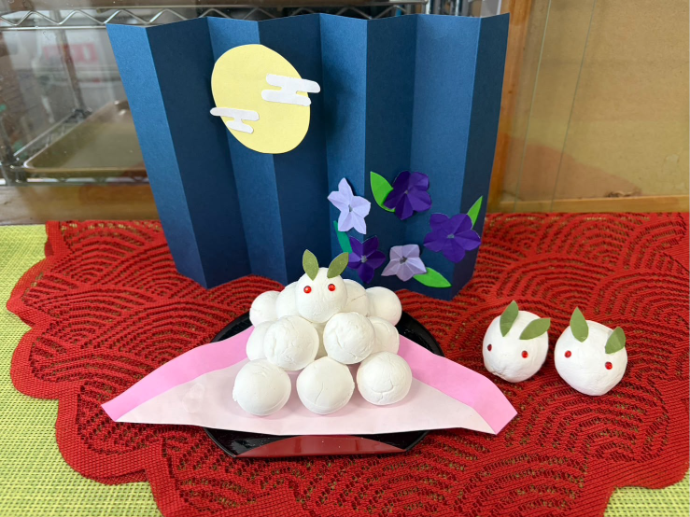 【ナチュラル西脇3号館】お月見だんご作りで秋を感じました