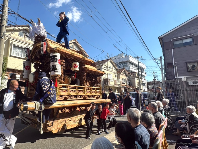 【ナチュラル東大阪】だんじりがやってきました🏮✨