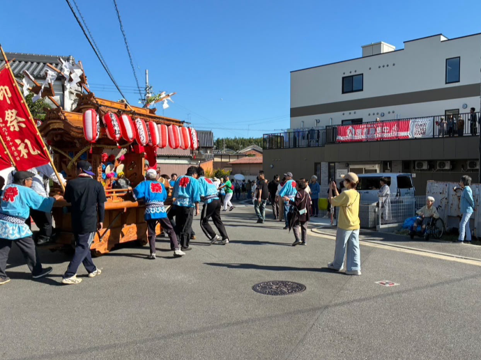 【ザ・テラス奈良上牧】秋空と地車🏮