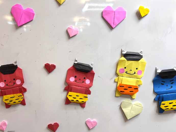 【ザ・テラス学園富雄】鬼は外!福は内~!