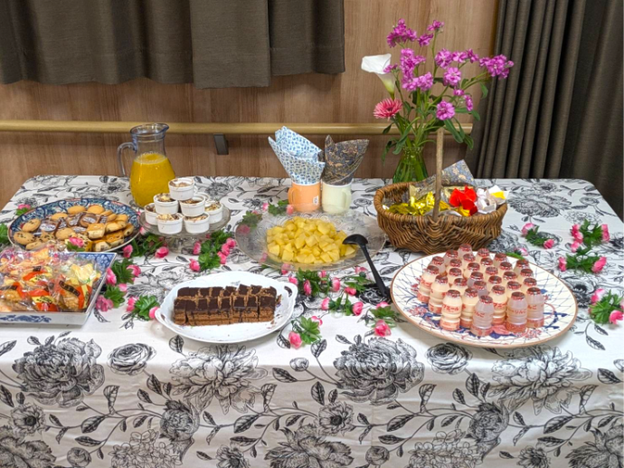 【ザ・テラス学園富雄】桜咲く🌸アフタヌーンティー☕