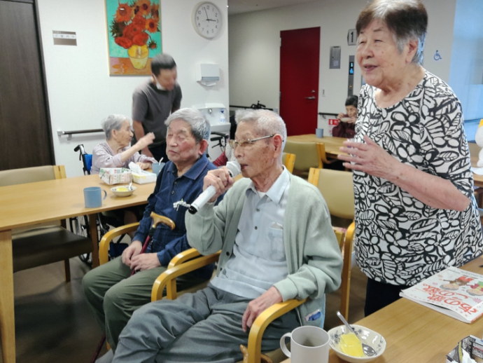 【ザ・テラス奈良上牧】朝から歌います！🎤
