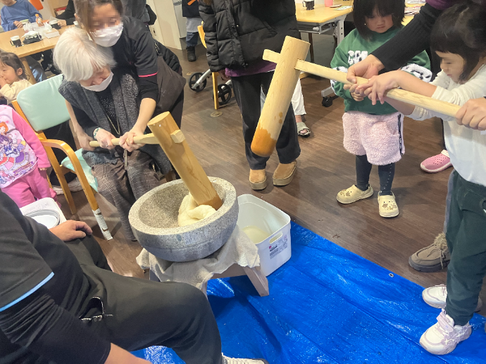 【林寺デイ】ぺったんぺったん餅つき大会!
