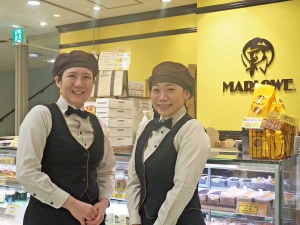 ◎そごう横浜百貨店内 ◎早番勤務希望の方、フルタイム勤務希望の方、積極採用中! ◎プリンショップマーロウそごう横浜店 ◎横浜駅東口駅直結で通勤が便利♬ ◎販売・接客 ◎百貨店や洋菓子店での販売経験が活かせます。