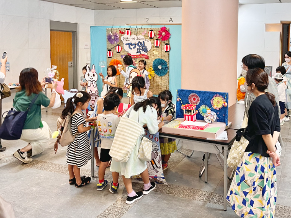 スタッフで企画・製作をしたフォトブース