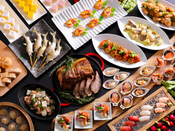 人気の『ブッフェ』は、
地元の食材にこだわっています。