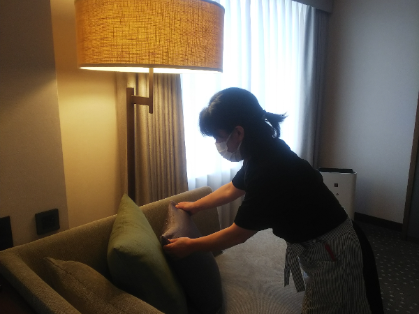 掃除ではない、清掃＝客室という特別な空間を創ること。