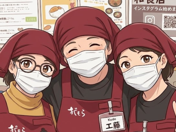 元気なあいさつができればOK！
経験より人柄を大切にします