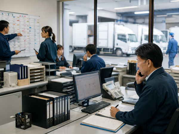 営業所の運営を行ってもらいます