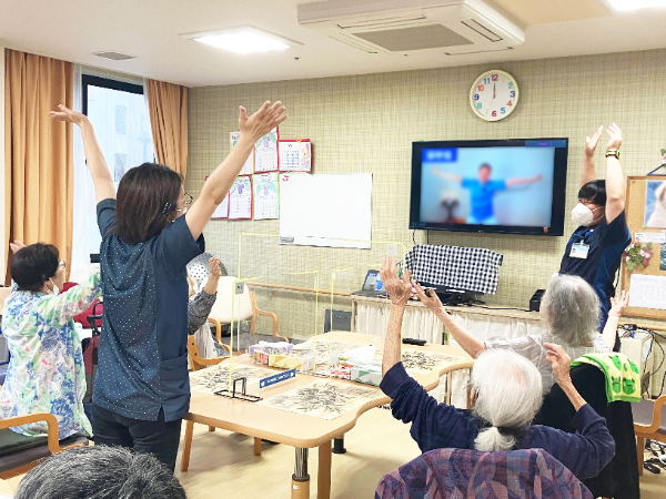 職場は、毎日利用者様と和やかな雰囲気♪