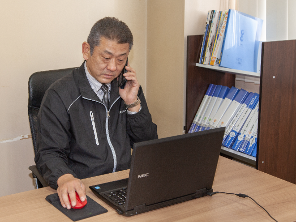 レスポンスの速さが強み。高い評価をいただいています