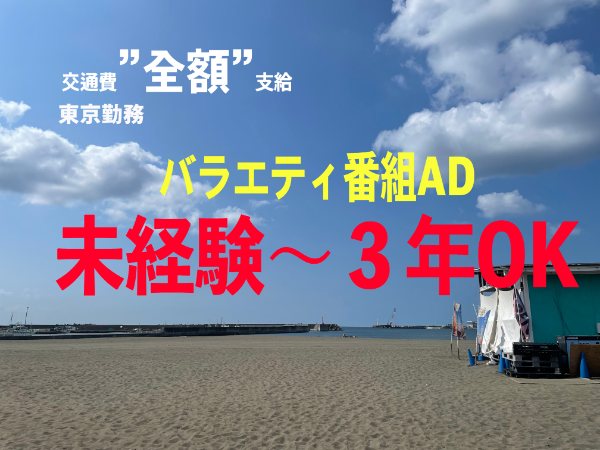 バラエティ番組のテレビ制作スタッフ AD アシスタントディレクター