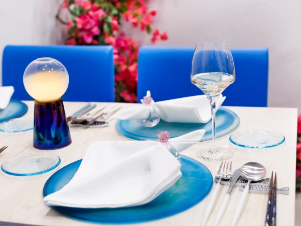 器やカトラリー全てにこだわりあり