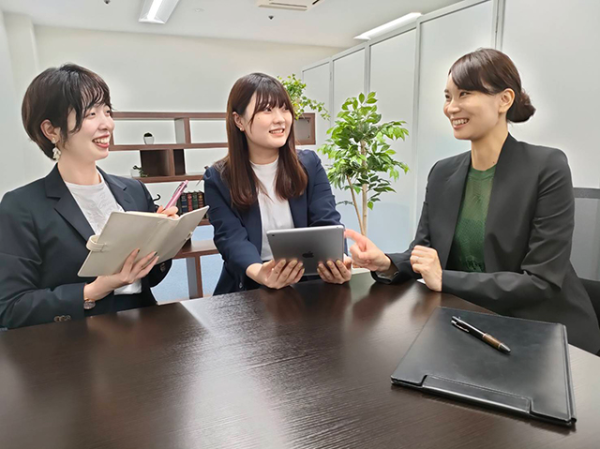 社内のコミュニケーション
は大切にしています。