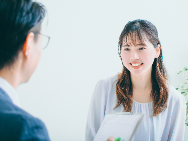 丁寧に面談を行います