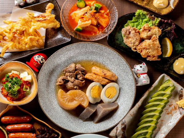 おでんや居酒屋メニューもあります！