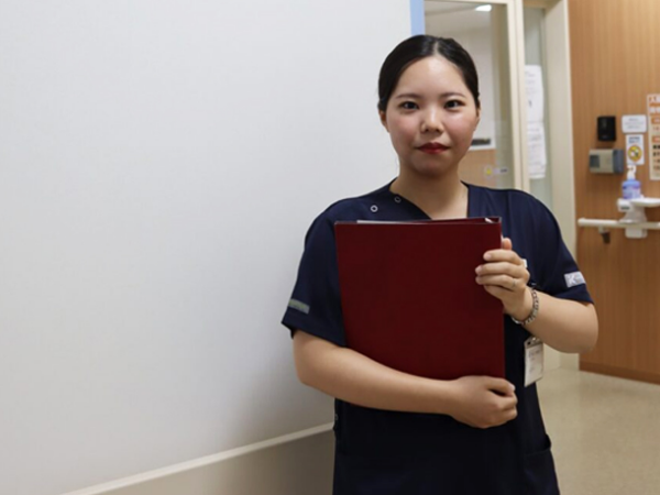 入職のきっかけは「自分も医療現場の手助けがしたい」!