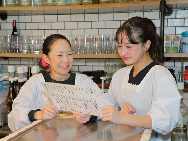 <たまたま始めたバイトが今やリーダーに!?>