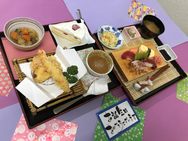 お誕生日にはリクエストをお聞きして
お好きなものを召し上がっていただけます。