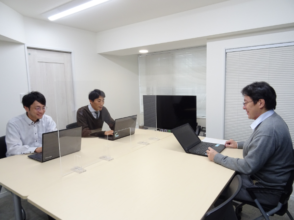 自由度の高い職場環境です。