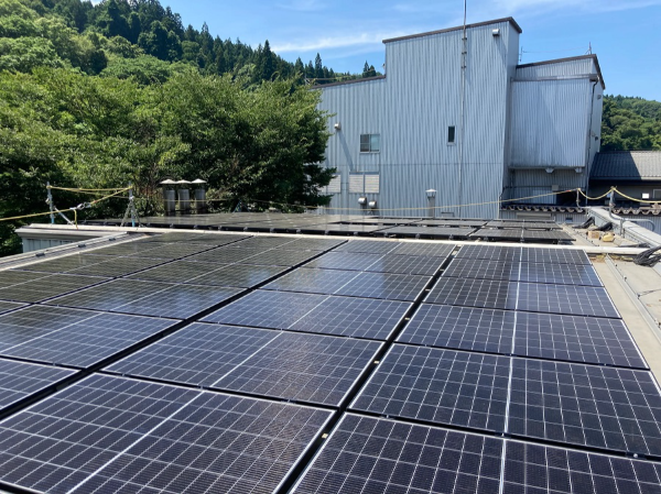 太陽光ソーラーパネルを設置