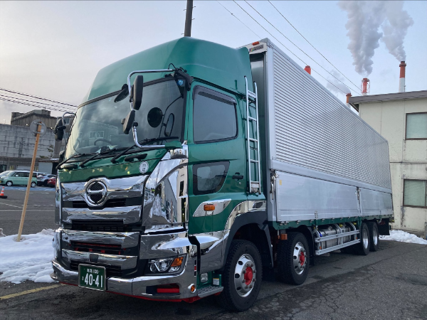 創業18年、時代に左右されにくい運送会社です。