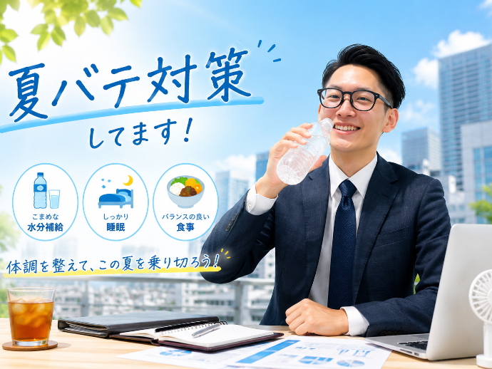 夏バテ対策してます!(古賀)