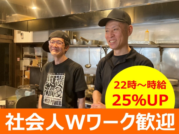 ラーメン店の調理・ホールスタッフ アルバイト・パートの募集求人