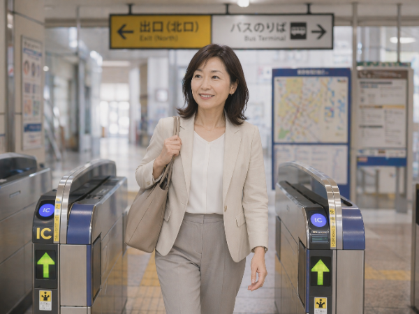 公共交通機関での活動もOK★
