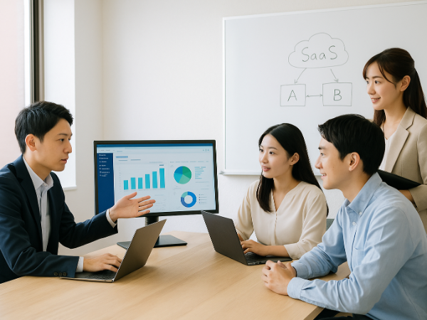 経営管理SaaSのプリセールスメンバー