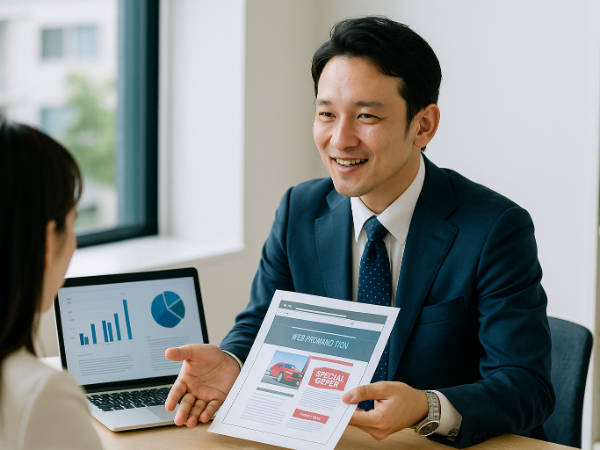 自動車ディーラーの集客を支える法人営業