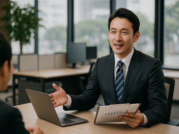 大手企業と取引する営業職管理職候補